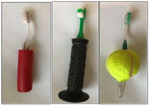 Adapted toothbrushes