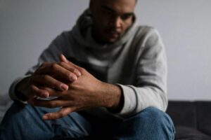 Photo of Man looking anxious and stressed