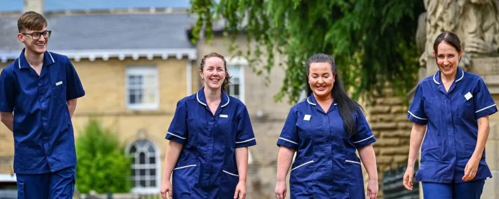 A photograph of members of the Admiral Nursing Service