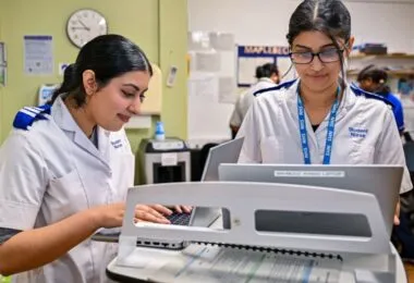 Two nurses